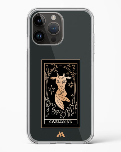 Tarot Card Zodiac Capricorn Crystal Clear Transparent Case-(Apple)