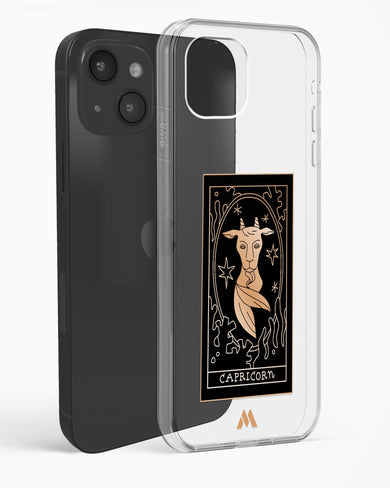 Tarot Card Zodiac Capricorn Crystal Clear Transparent Case-(Apple)