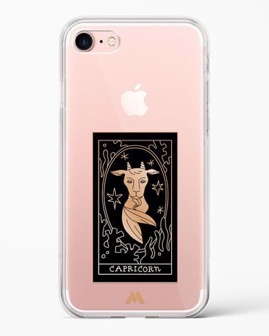 Tarot Card Zodiac Capricorn Crystal Clear Transparent Case-(Apple)