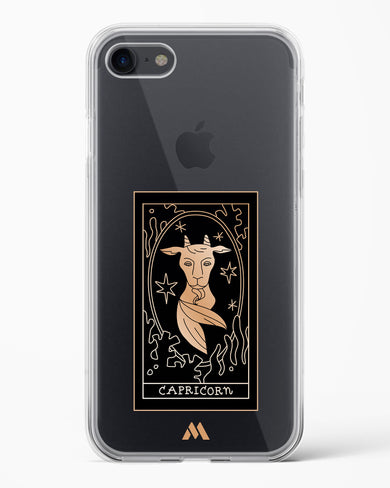 Tarot Card Zodiac Capricorn Crystal Clear Transparent Case-(Apple)