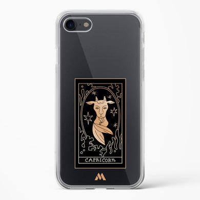 Tarot Card Zodiac Capricorn Crystal Clear Transparent Case-(Apple)