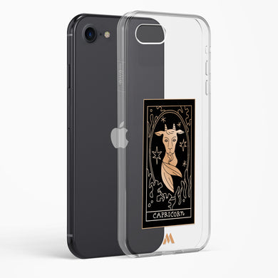 Tarot Card Zodiac Capricorn Crystal Clear Transparent Case-(Apple)