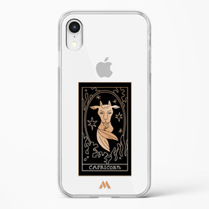 Tarot Card Zodiac Capricorn Crystal Clear Transparent Case-(Apple)