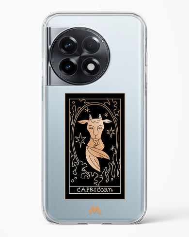 Tarot Card Zodiac Capricorn Crystal Clear Transparent Case-(OnePlus)
