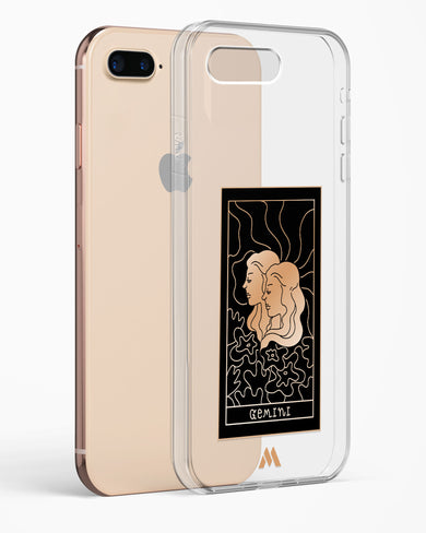 Tarot Card Zodiac Gemini Crystal Clear Transparent Case-(Apple)