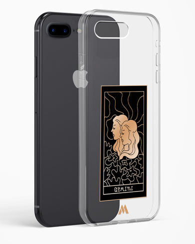 Tarot Card Zodiac Gemini Crystal Clear Transparent Case-(Apple)