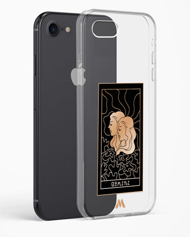 Tarot Card Zodiac Gemini Crystal Clear Transparent Case-(Apple)