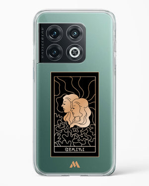 Tarot Card Zodiac Gemini Crystal Clear Transparent Case-(OnePlus)