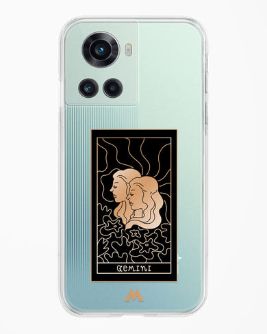 Tarot Card Zodiac Gemini Crystal Clear Transparent Case-(OnePlus)