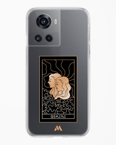 Tarot Card Zodiac Gemini Crystal Clear Transparent Case-(OnePlus)