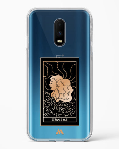 Tarot Card Zodiac Gemini Crystal Clear Transparent Case-(OnePlus)