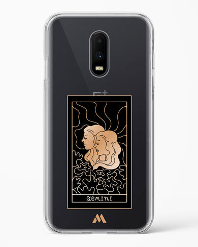 Tarot Card Zodiac Gemini Crystal Clear Transparent Case-(OnePlus)