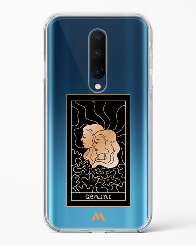 Tarot Card Zodiac Gemini Crystal Clear Transparent Case-(OnePlus)