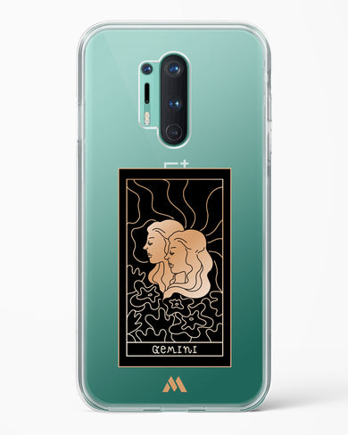 Tarot Card Zodiac Gemini Crystal Clear Transparent Case-(OnePlus)