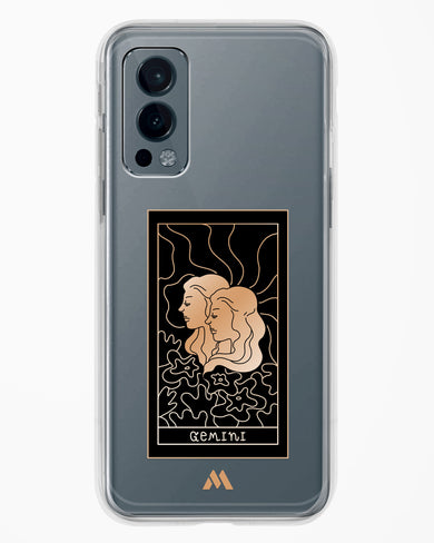 Tarot Card Zodiac Gemini Crystal Clear Transparent Case-(OnePlus)