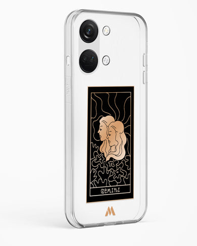 Tarot Card Zodiac Gemini Crystal Clear Transparent Case-(OnePlus)