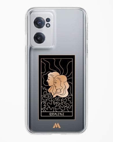 Tarot Card Zodiac Gemini Crystal Clear Transparent Case-(OnePlus)