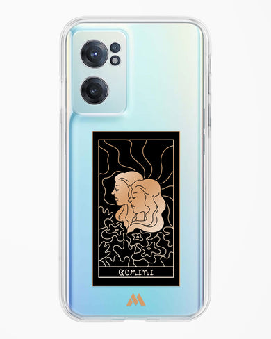 Tarot Card Zodiac Gemini Crystal Clear Transparent Case-(OnePlus)