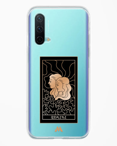 Tarot Card Zodiac Gemini Crystal Clear Transparent Case-(OnePlus)