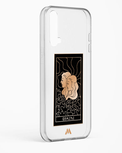 Tarot Card Zodiac Gemini Crystal Clear Transparent Case-(OnePlus)