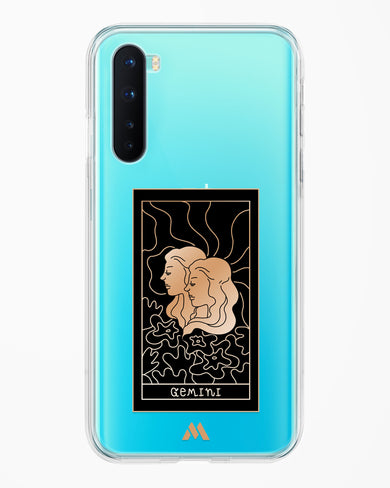 Tarot Card Zodiac Gemini Crystal Clear Transparent Case-(OnePlus)