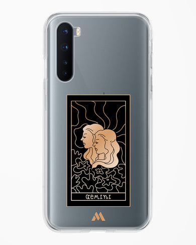 Tarot Card Zodiac Gemini Crystal Clear Transparent Case-(OnePlus)