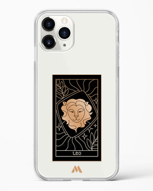 Tarot Card Zodiac Leo Crystal Clear Transparent Case-(Apple)