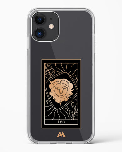 Tarot Card Zodiac Leo Crystal Clear Transparent Case-(Apple)