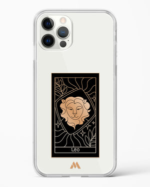 Tarot Card Zodiac Leo Crystal Clear Transparent Case-(Apple)