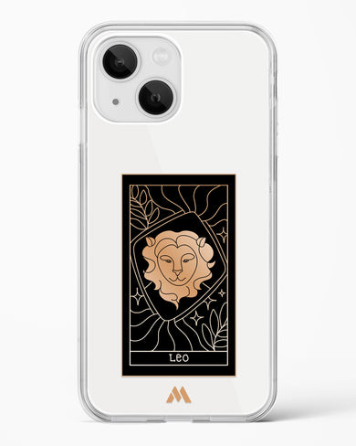 Tarot Card Zodiac Leo Crystal Clear Transparent Case-(Apple)
