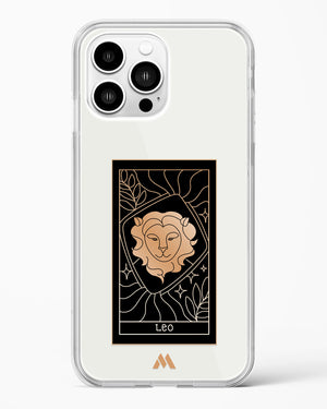 Tarot Card Zodiac Leo Crystal Clear Transparent Case-(Apple)