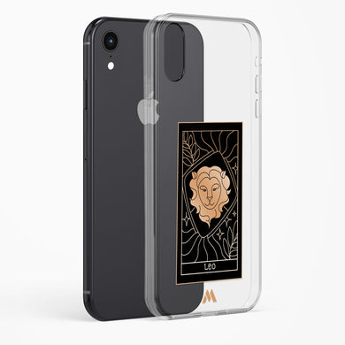 Tarot Card Zodiac Leo Crystal Clear Transparent Case-(Apple)