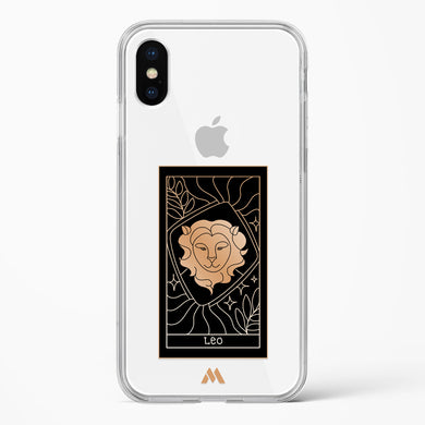 Tarot Card Zodiac Leo Crystal Clear Transparent Case-(Apple)