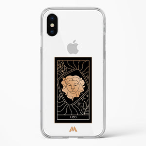 Tarot Card Zodiac Leo Crystal Clear Transparent Case-(Apple)
