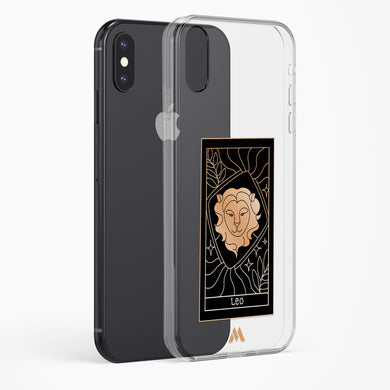 Tarot Card Zodiac Leo Crystal Clear Transparent Case-(Apple)