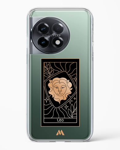 Tarot Card Zodiac Leo Crystal Clear Transparent Case-(OnePlus)