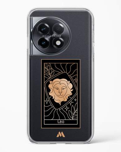 Tarot Card Zodiac Leo Crystal Clear Transparent Case-(OnePlus)