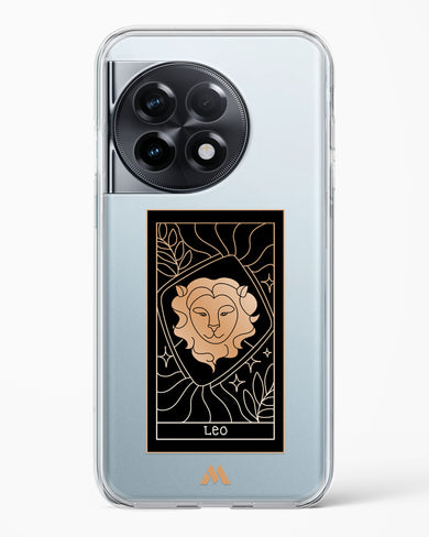 Tarot Card Zodiac Leo Crystal Clear Transparent Case-(OnePlus)