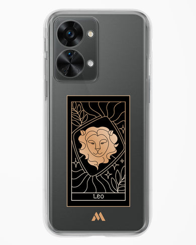 Tarot Card Zodiac Leo Crystal Clear Transparent Case-(OnePlus)