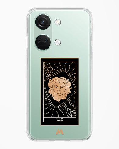 Tarot Card Zodiac Leo Crystal Clear Transparent Case-(OnePlus)