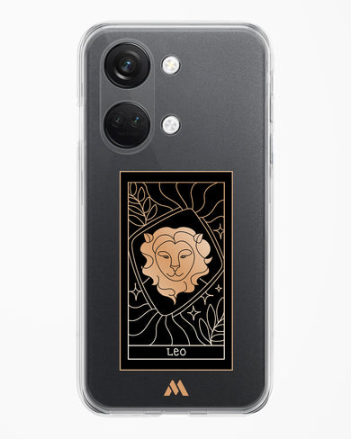 Tarot Card Zodiac Leo Crystal Clear Transparent Case-(OnePlus)