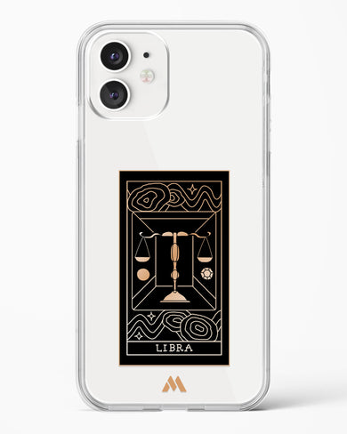 Tarot Card Zodiac Libra Crystal Clear Transparent Case-(Apple)