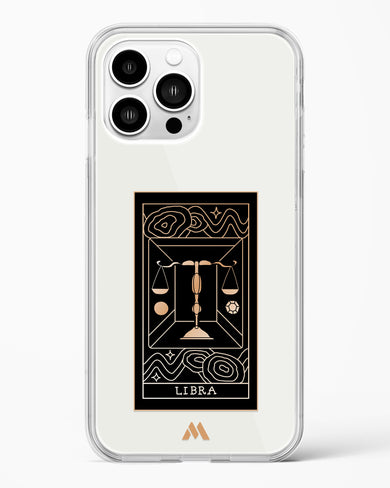 Tarot Card Zodiac Libra Crystal Clear Transparent Case-(Apple)