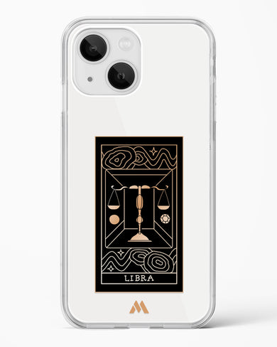 Tarot Card Zodiac Libra Crystal Clear Transparent Case-(Apple)