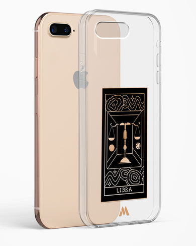 Tarot Card Zodiac Libra Crystal Clear Transparent Case-(Apple)