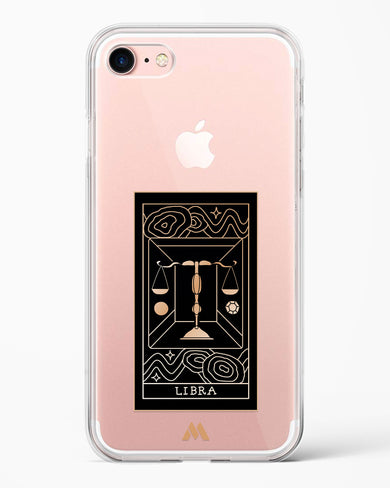 Tarot Card Zodiac Libra Crystal Clear Transparent Case-(Apple)