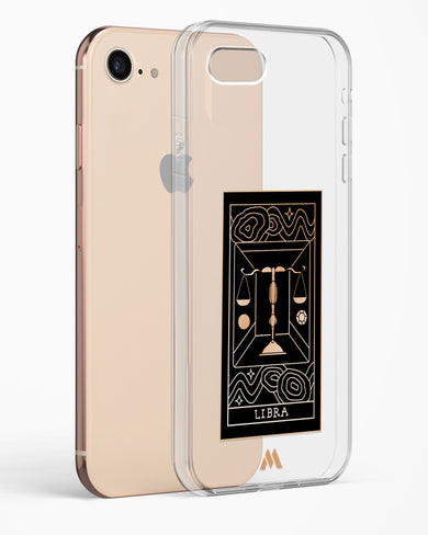 Tarot Card Zodiac Libra Crystal Clear Transparent Case-(Apple)