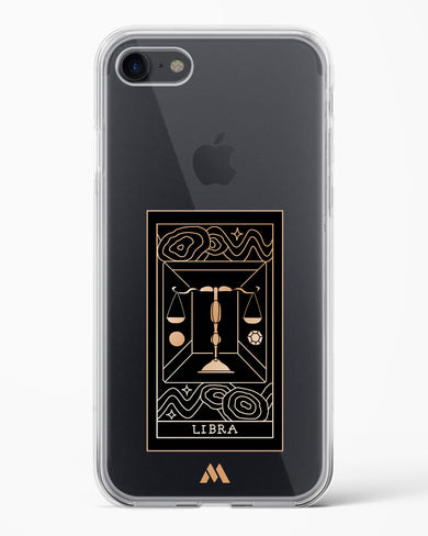 Tarot Card Zodiac Libra Crystal Clear Transparent Case-(Apple)