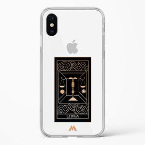 Tarot Card Zodiac Libra Crystal Clear Transparent Case-(Apple)