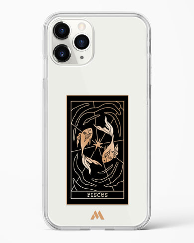 Tarot Card Zodiac Pisces Crystal Clear Transparent Case-(Apple)